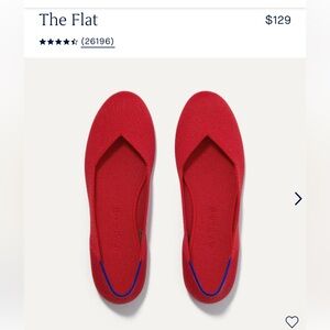 Rothy’s the flat in Red size 9